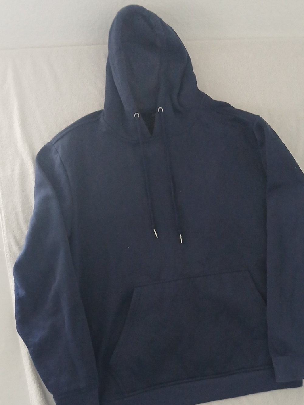 Rudolph Men's Navy Blue Hooded Pullover Sweatshirt 2XL